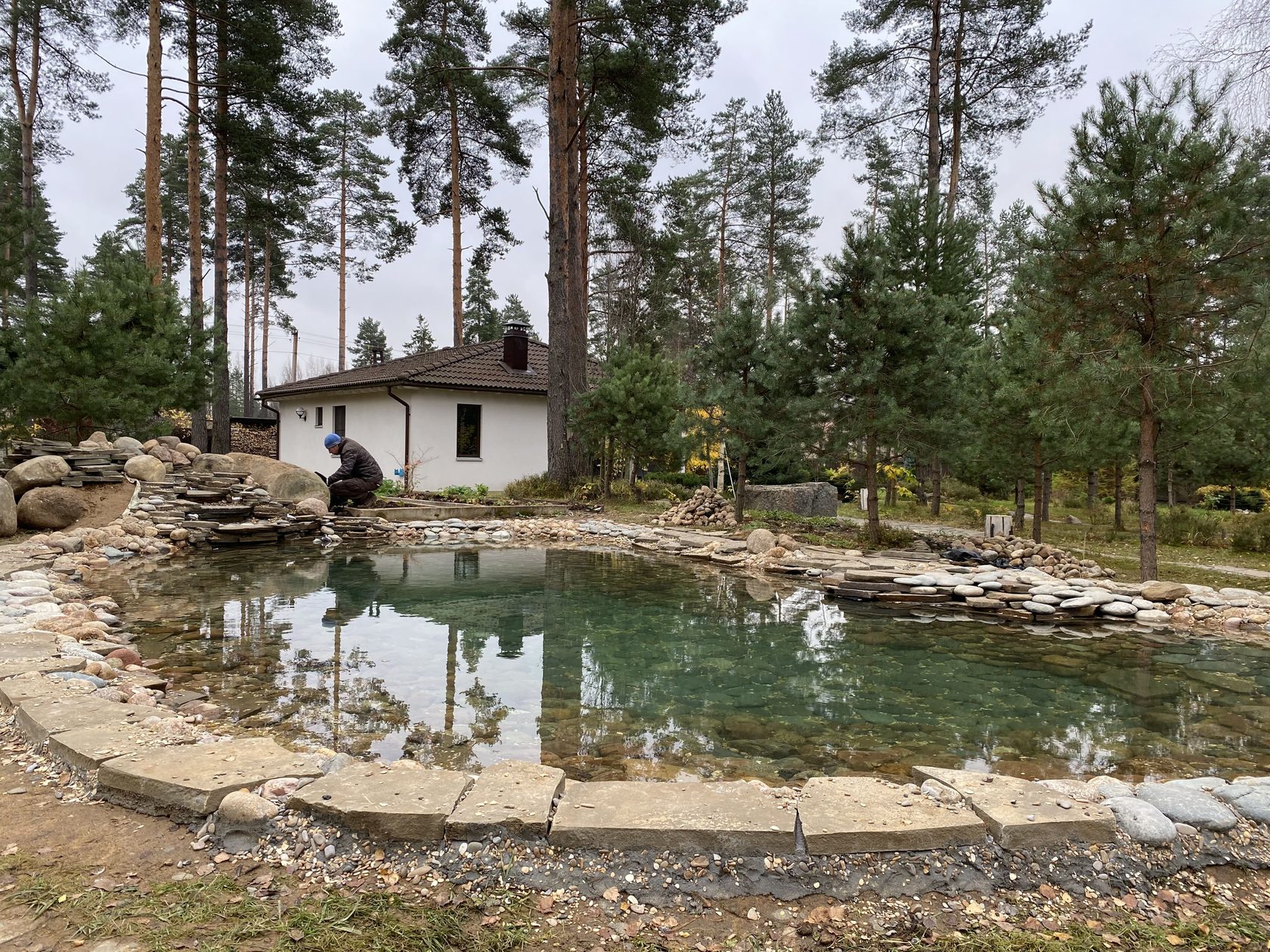 Строительство прудов и водоёмов под ключ в СПБ