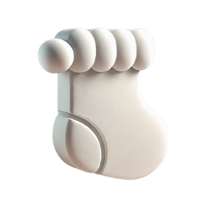 Иконка рождественского носка, отражающая праздничную тему литературного конкурса