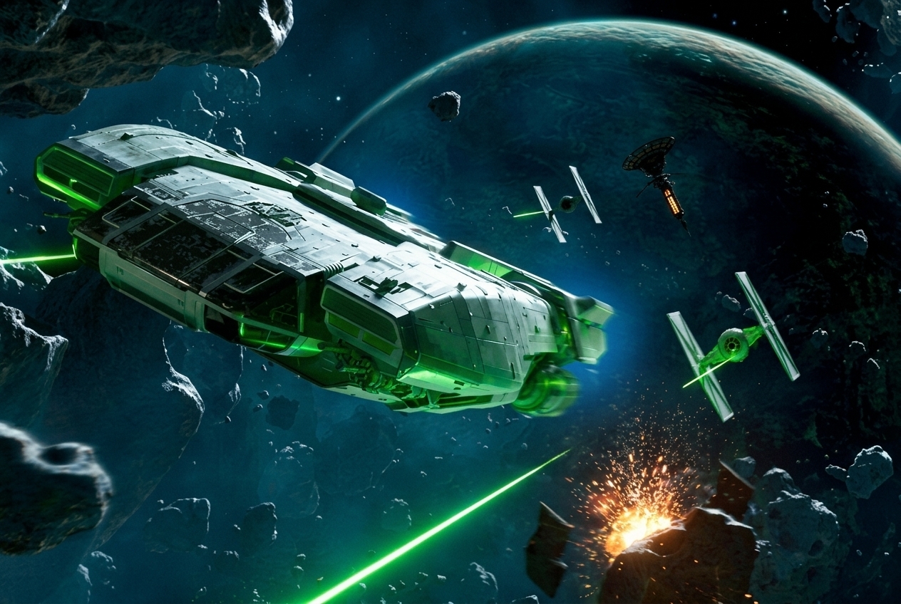 Космический бой в Star Wars Outlaws