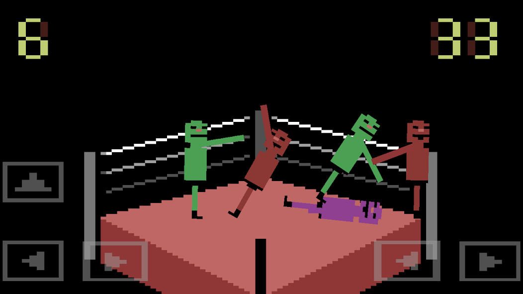Wrassling борьба на двоих на одном телефоне