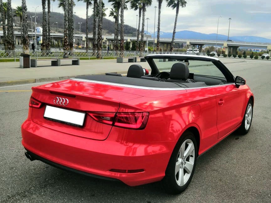 Audi a3 Cabrio Red