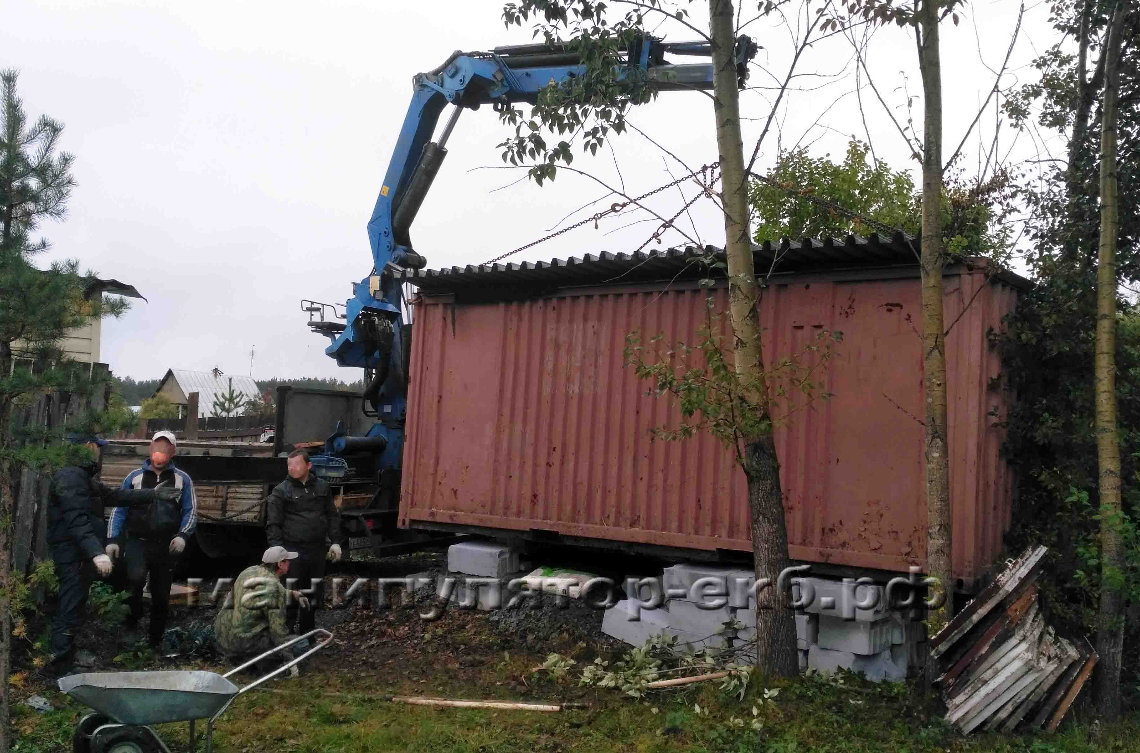 Манипулятор с установкой сзади