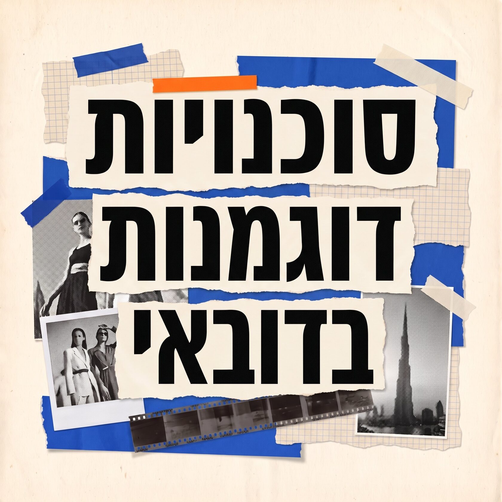סוכנויות דוגמנות בדובאי – קולאז' רטרו