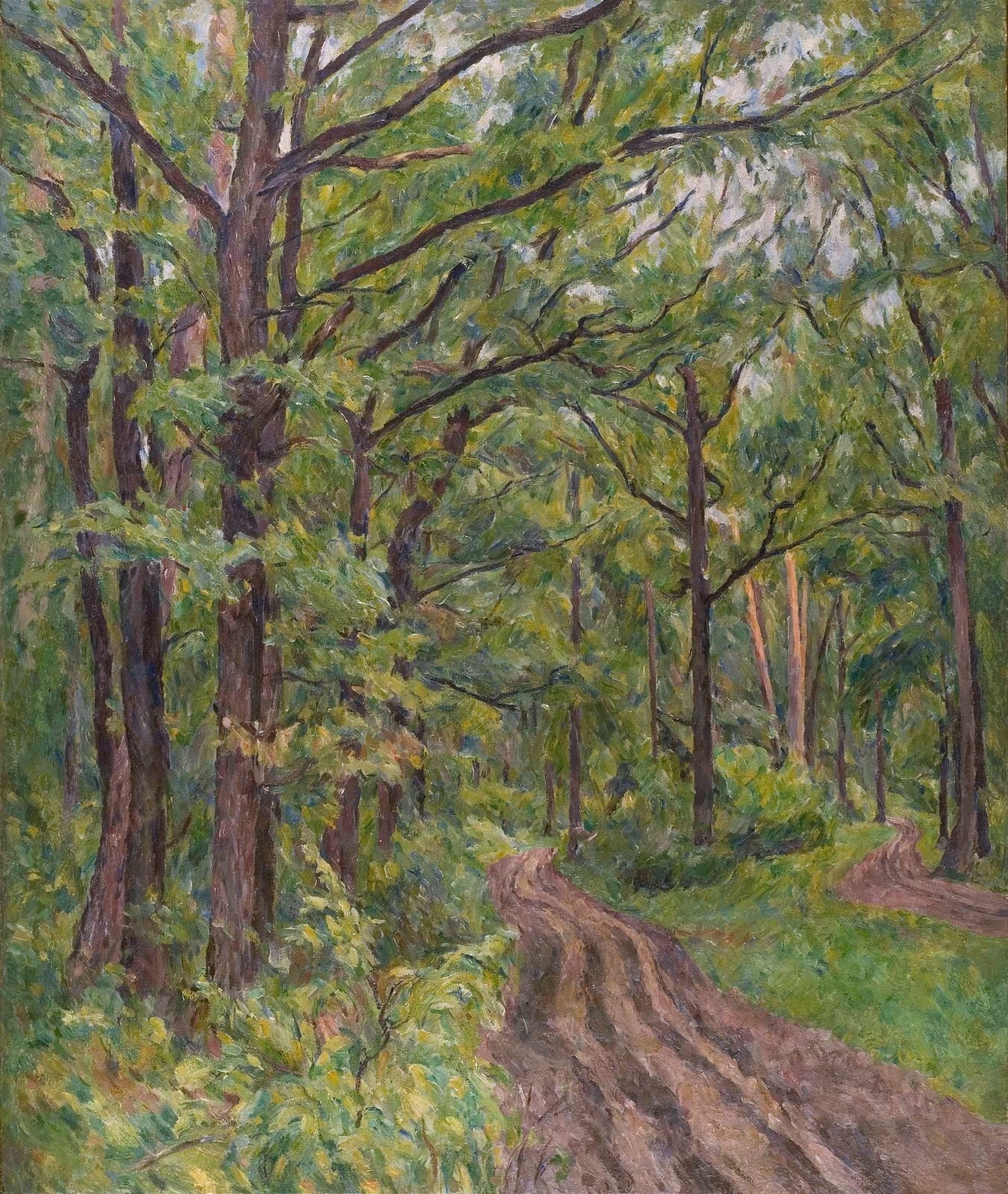Львов П.И. Дорога в скит Оптиной пустыни. 1926