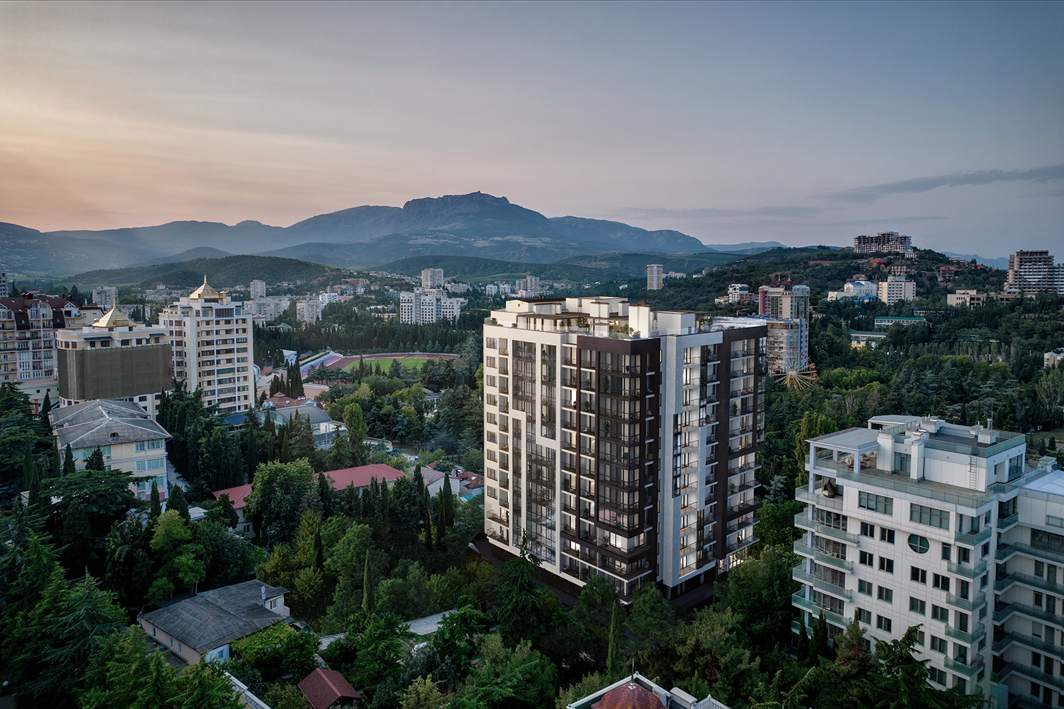 АК Парк Плаза Крым Алушта (Купить апартаменты Park Plaza)