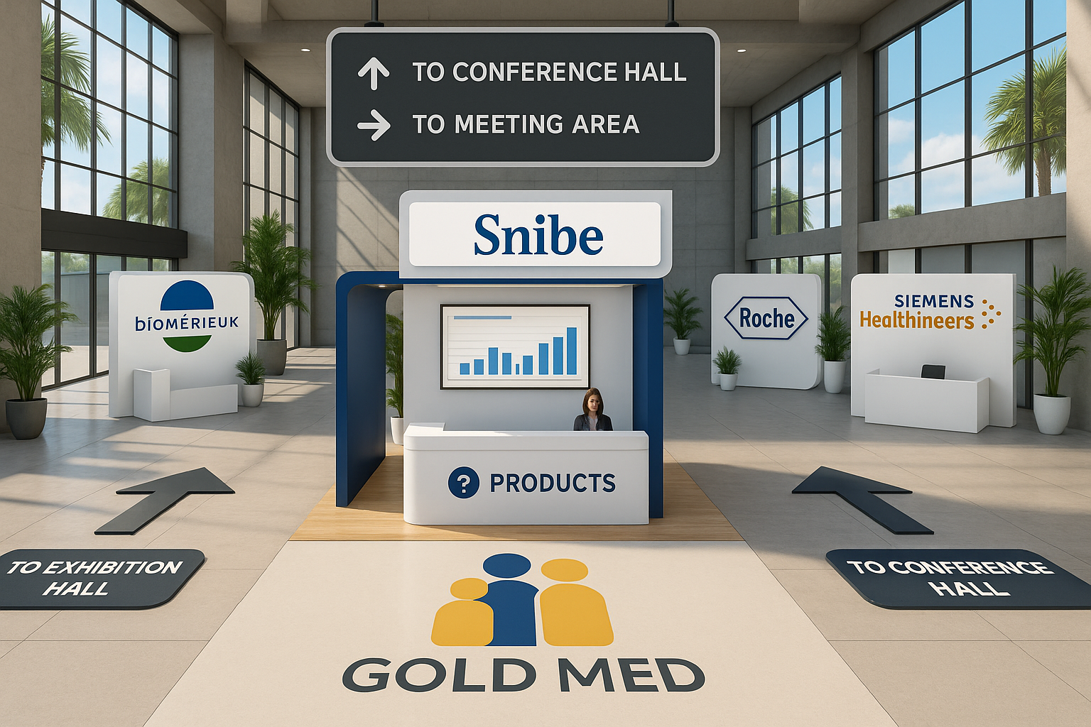 Virtual congress platform with multiple halls and networking areas