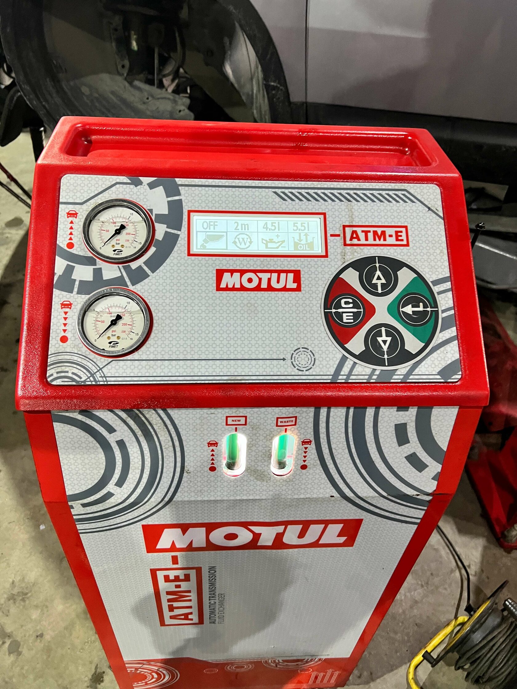 Результат аппаратной замены масла в вариаторе