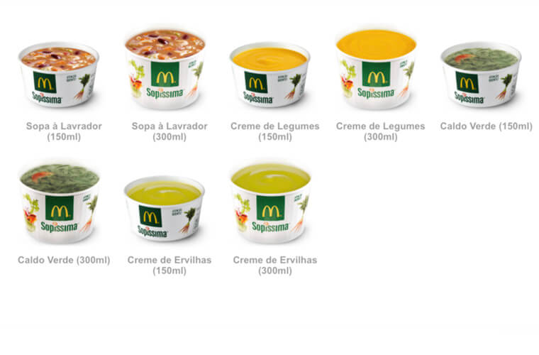 Супы в Макдоналдс