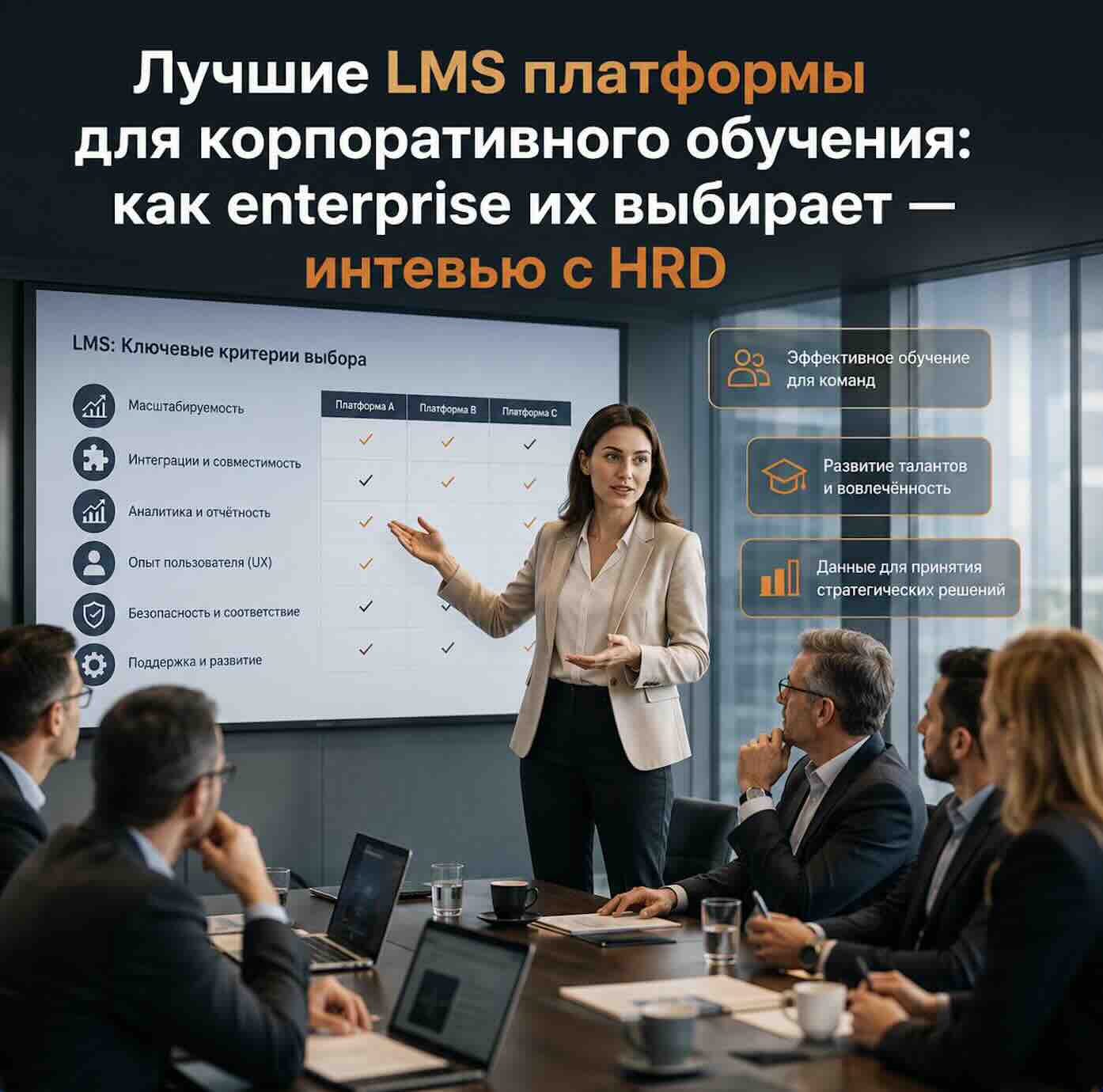 Лучшие LMS платформы для корпоративного обучения: как enterprise их выбирает — интевью с HRD