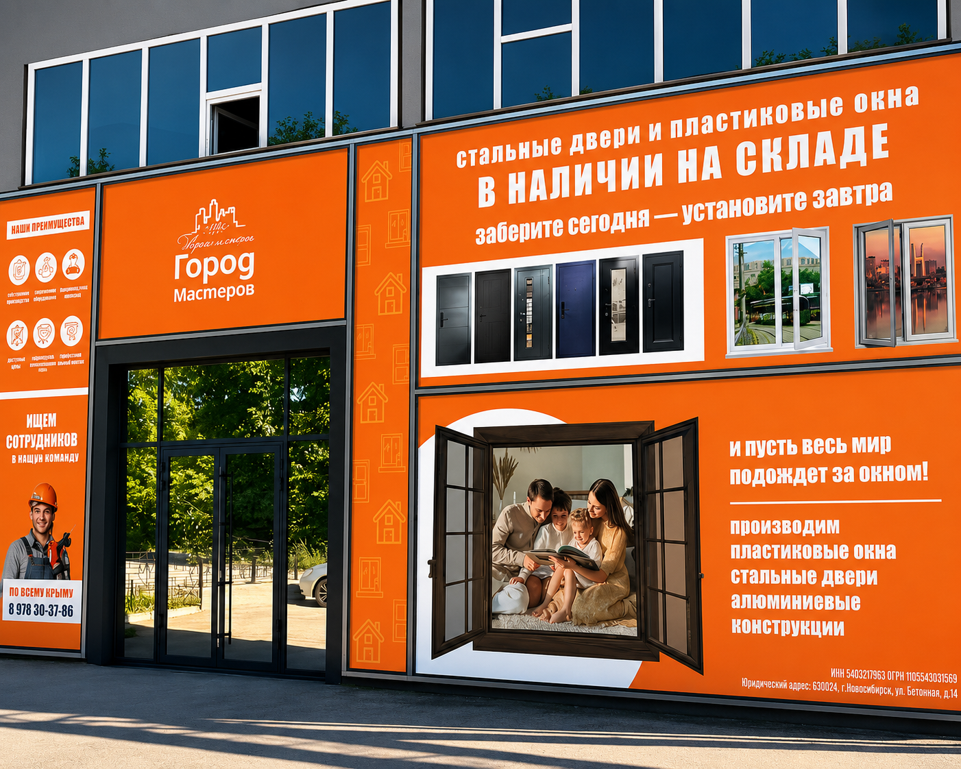 Фасад компании Город Мастеров