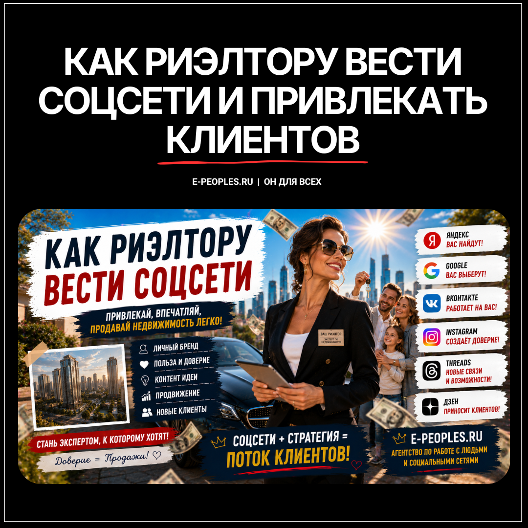 Как риэлтору вести соцсети и привлекать клиентов