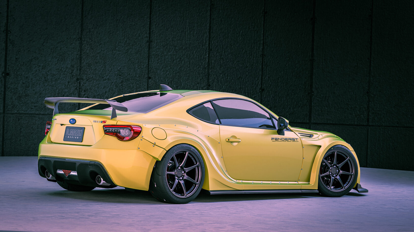 FENDERIST SPEC S FENDER FLARES SET / WIDE BODY KIT SUBARU BRZ 20172020