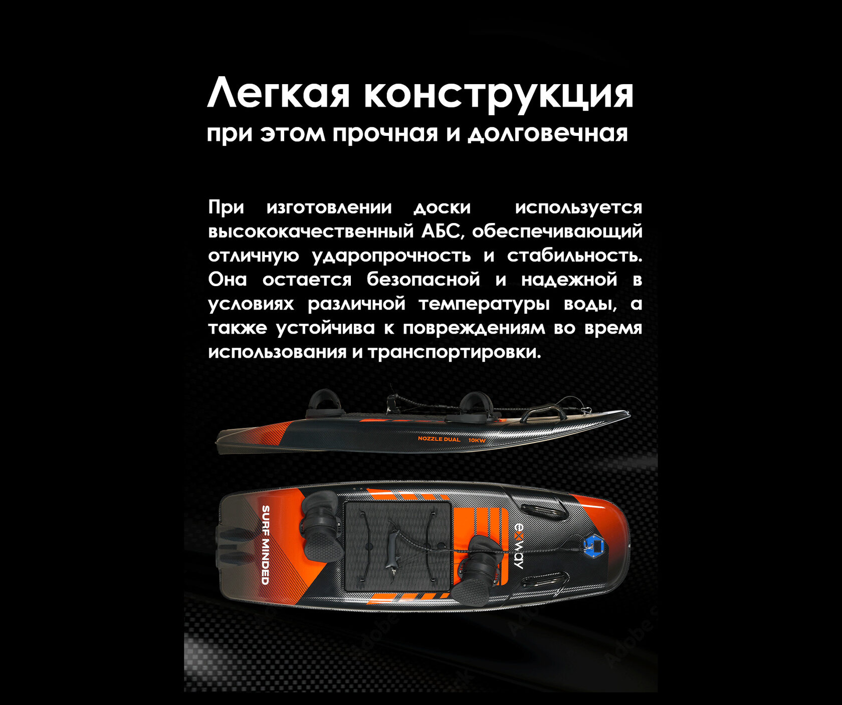 Электрическая доска Exway для серфинга