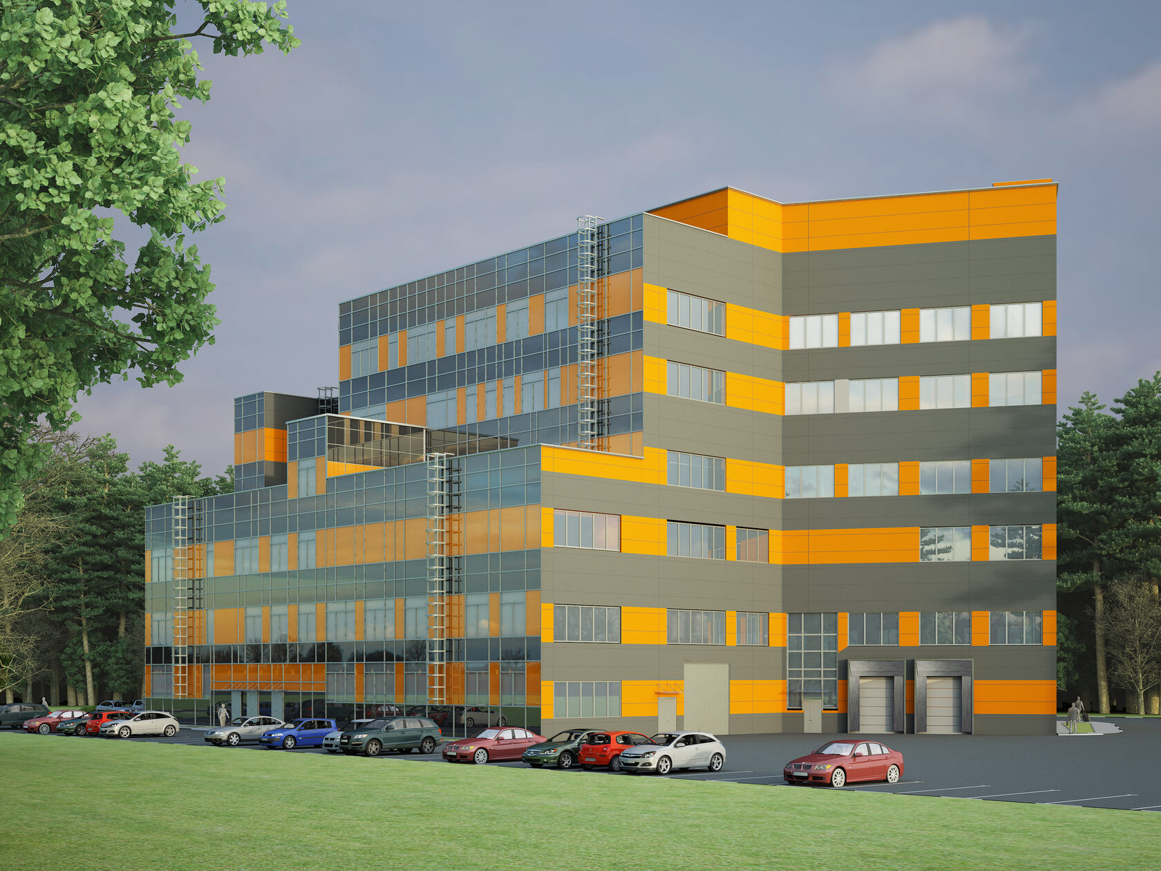 Офисно-производственно-складской комплекс с научно-исследовательской ...