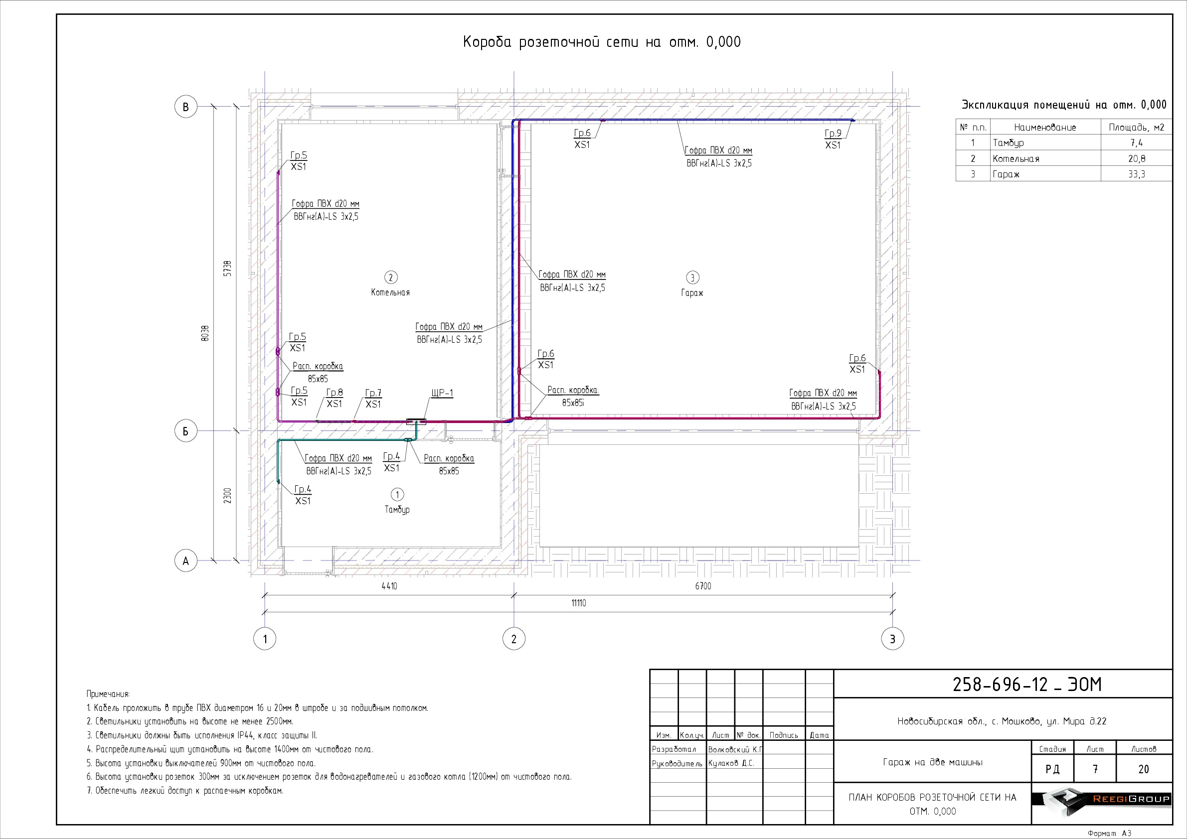 Электрика в Revit MEP