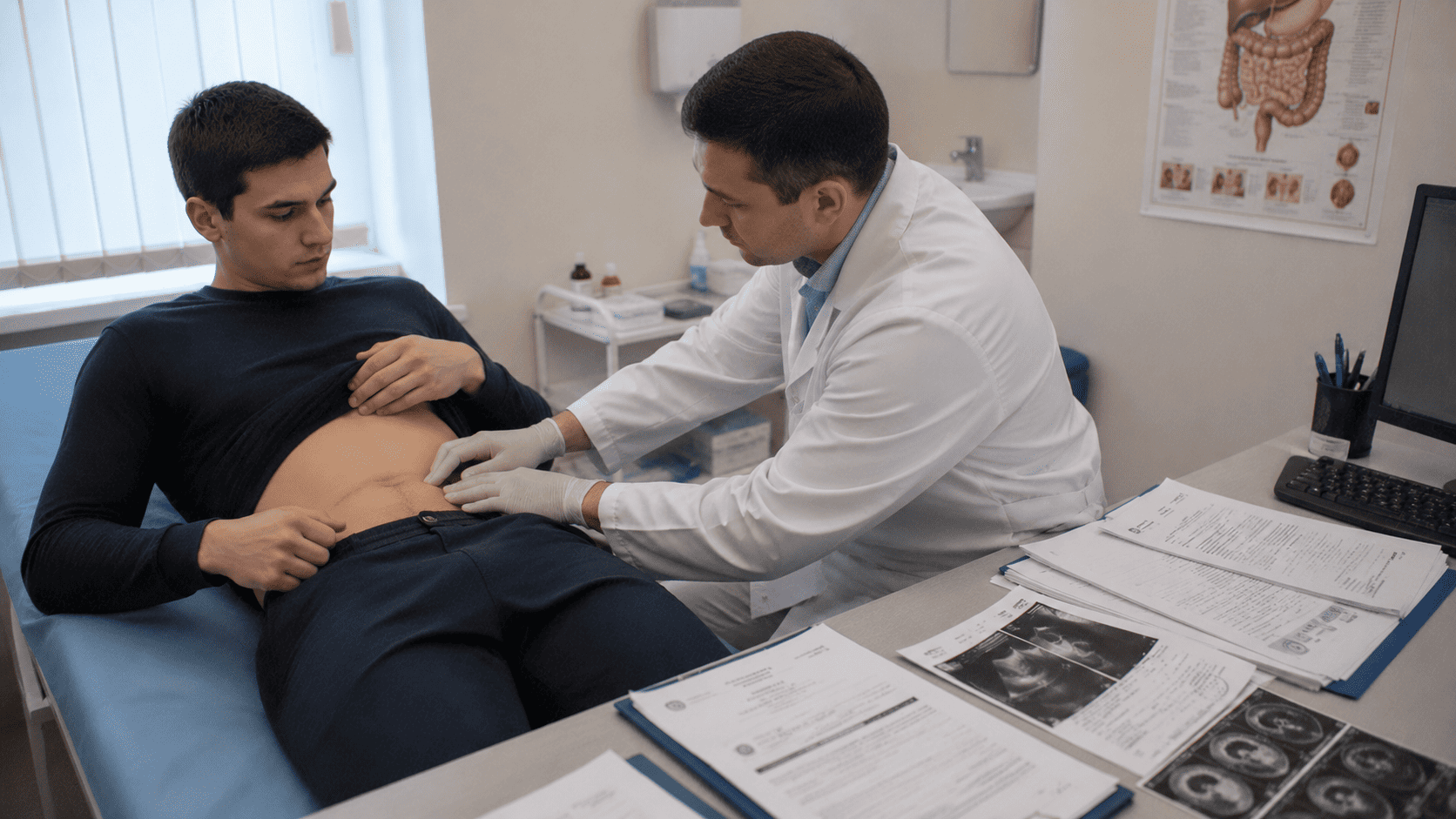Медицинские документы после операций на животе