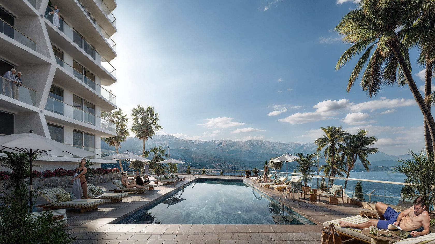 Обустроенный апартаментный комплекс