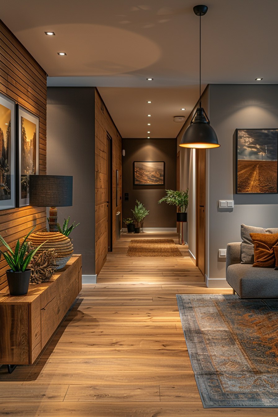 Современный дизайн коридора в квартире