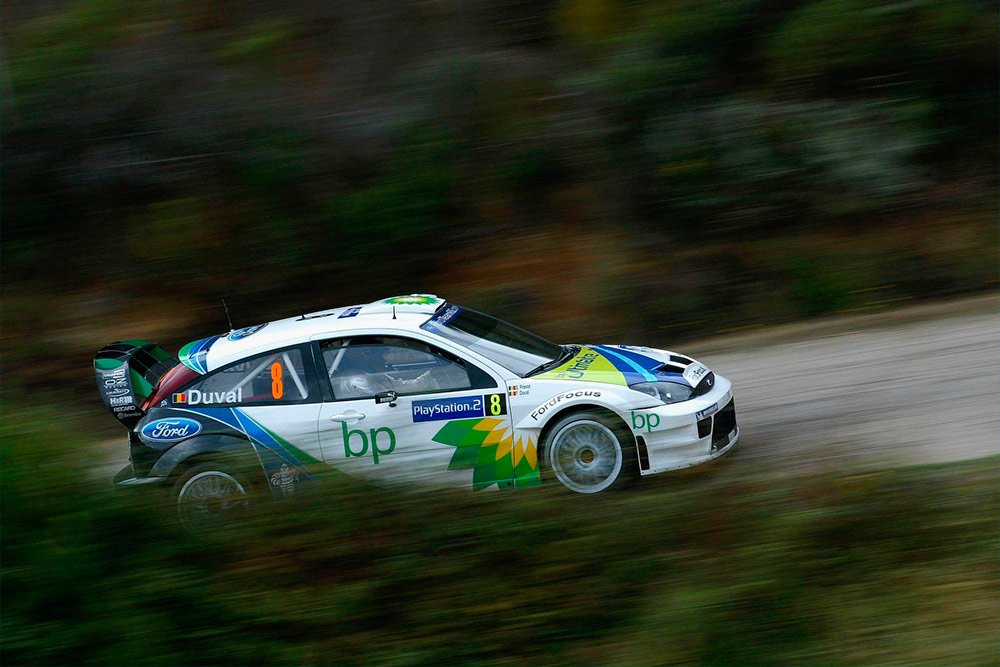 Франсуа Дюваль и Стефан Прево, Ford Focus RS WRC '04 (EG53 BDU), ралли Корсика 2004