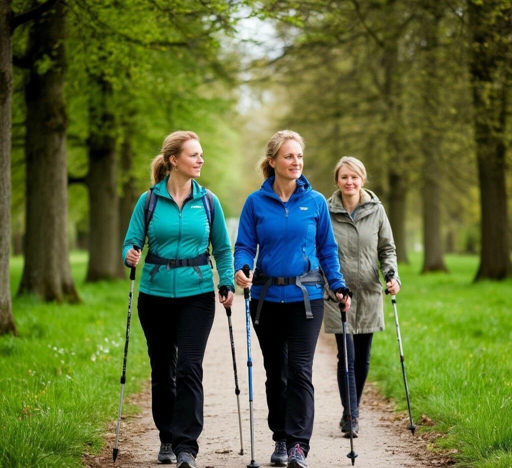 Скандинавская ходьба очно в программе «Московское долголетие»