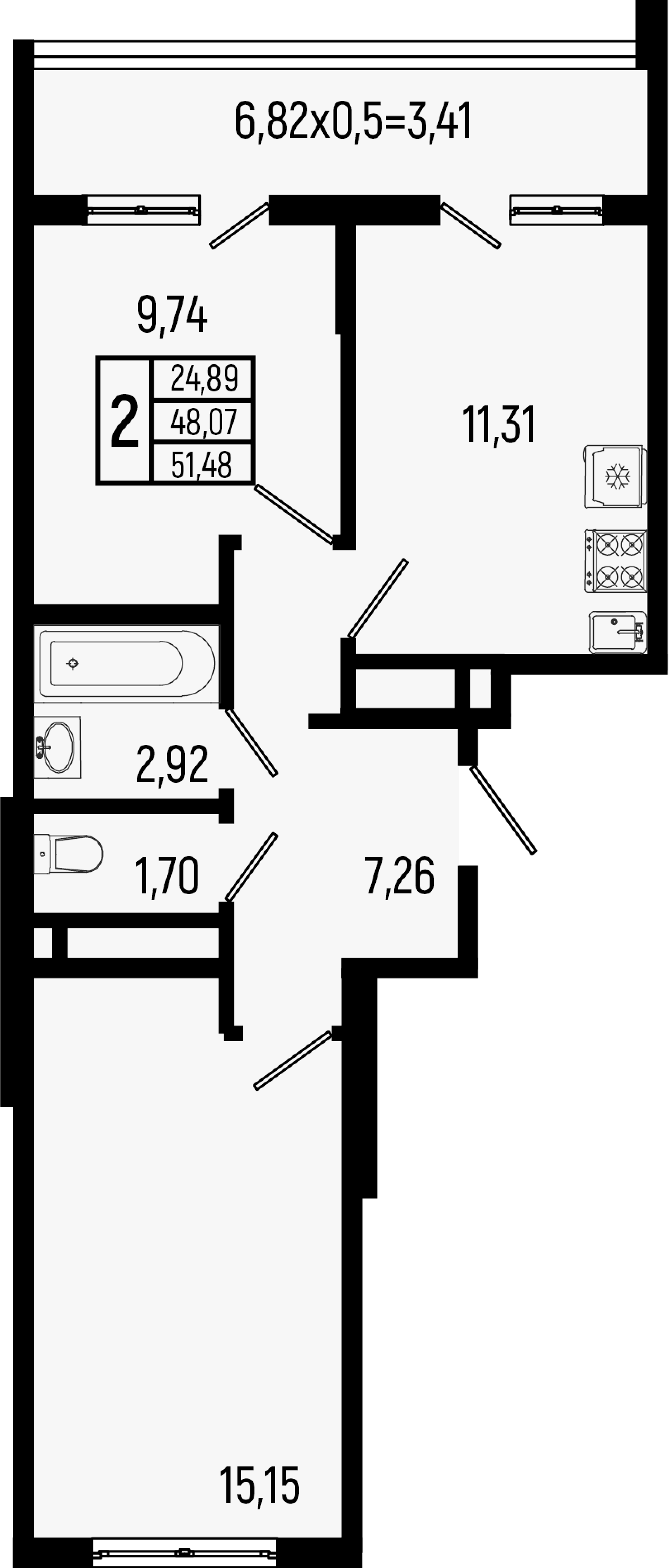 схема квартиры