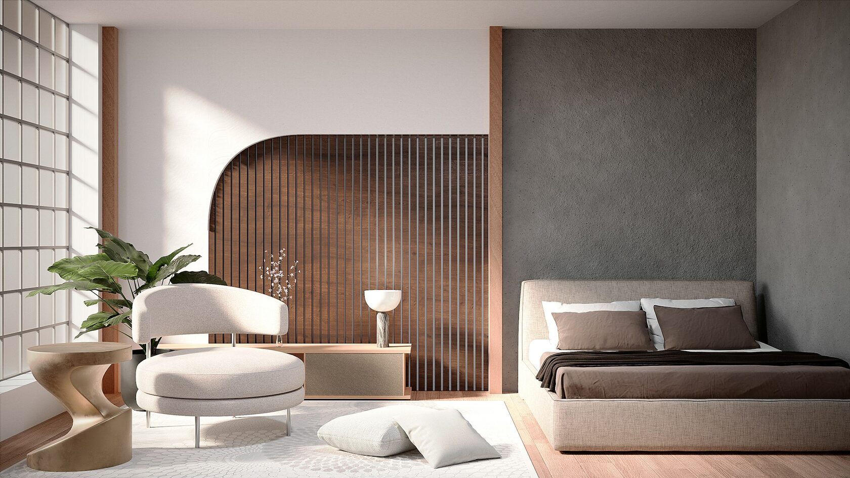Interior designer working