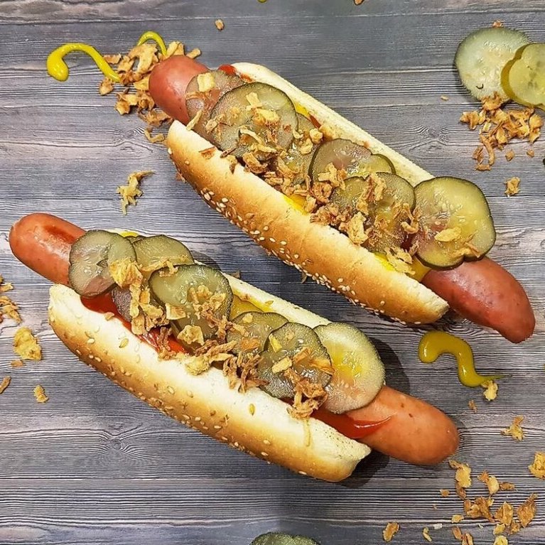 Маринованные огурцы для хот-догов и бургеров