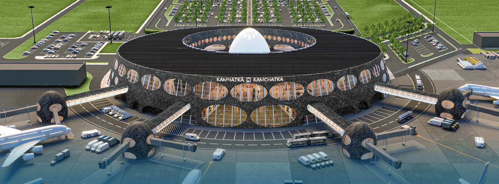 Аэропорт Петропавловска-Камчатского Елизово: новый вулкан на Камчатке