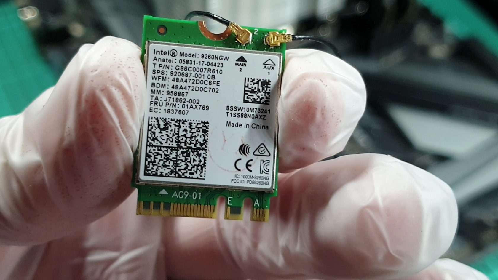 Карта Wi-fi m2 карта Intel Wareless-AC 9260