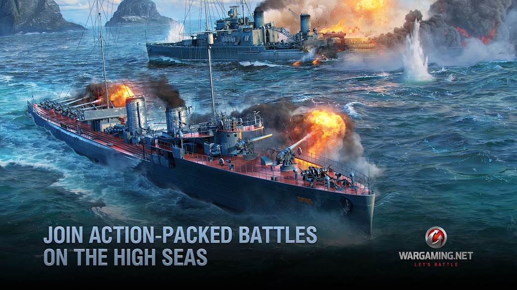 World of Warships Blitz аркадные морские бои на телефон