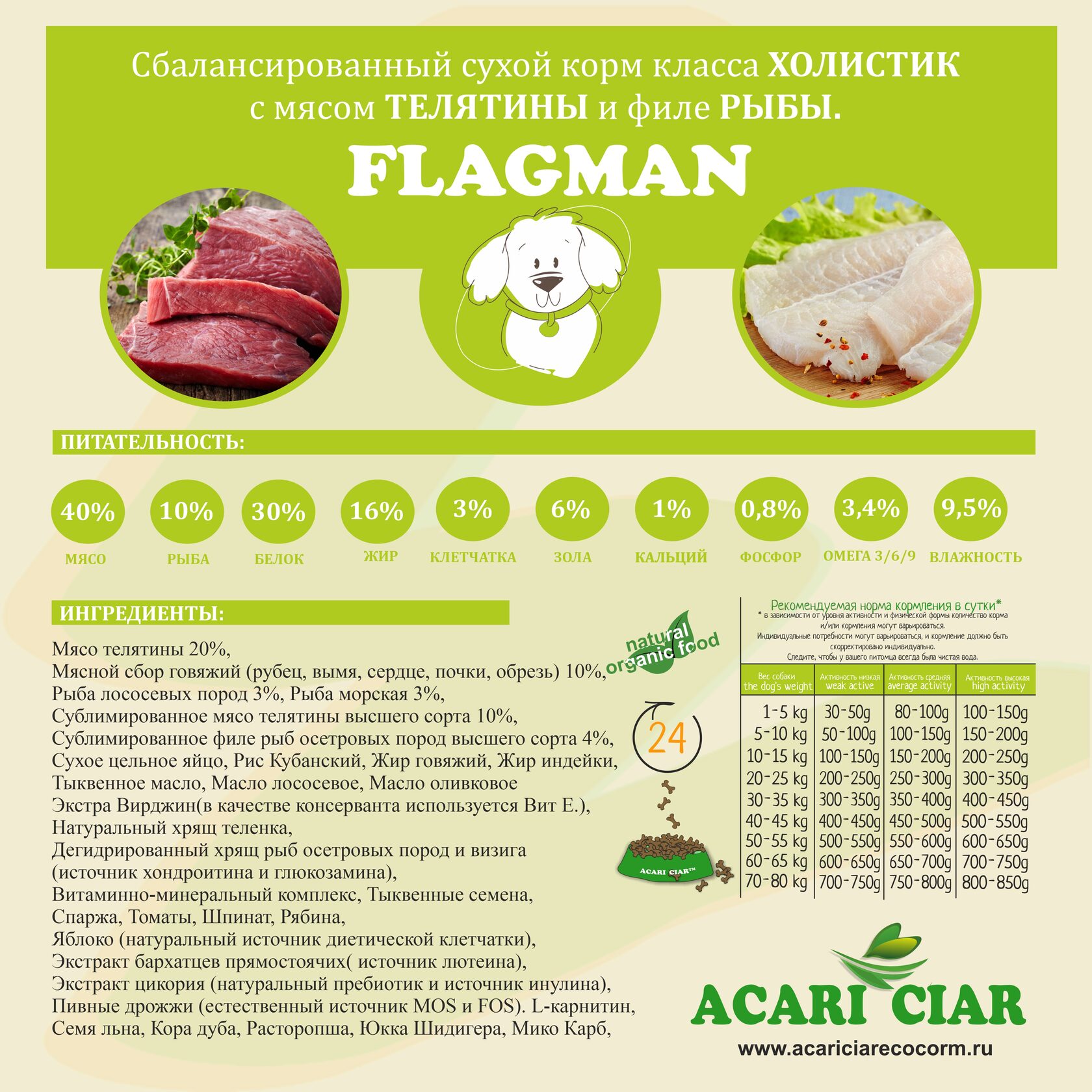 Корм холистик для собак отзывы. Acari Ciar Flagman Holistic корм для собак. Корм Acari Ciar для собак флагман. Корм для собак Акари Киар 15 кг. Корм Акари Киар для собак гранулы.