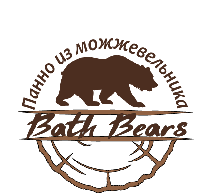 Панно из можжевельника "BathBears"