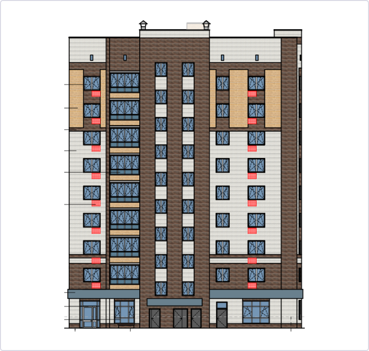 Новые квартиры в строящемся доме г. Йошкар-Ола, ул. Ползунова от СЗ ...
