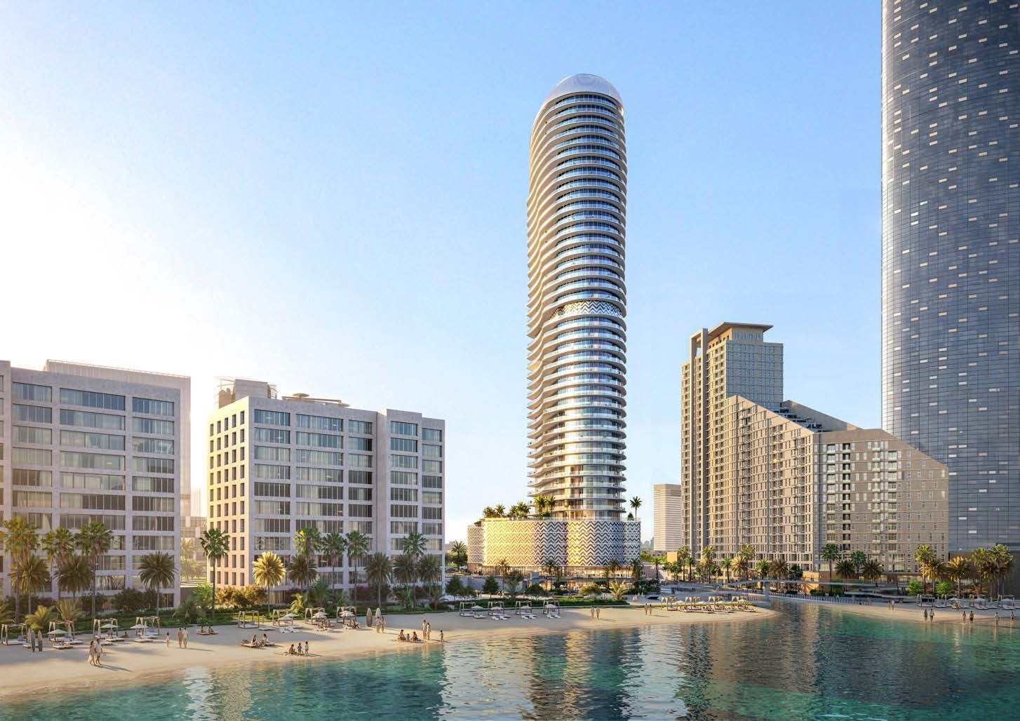 Waterfront by Missoni tower on the Al Reem Island beach
