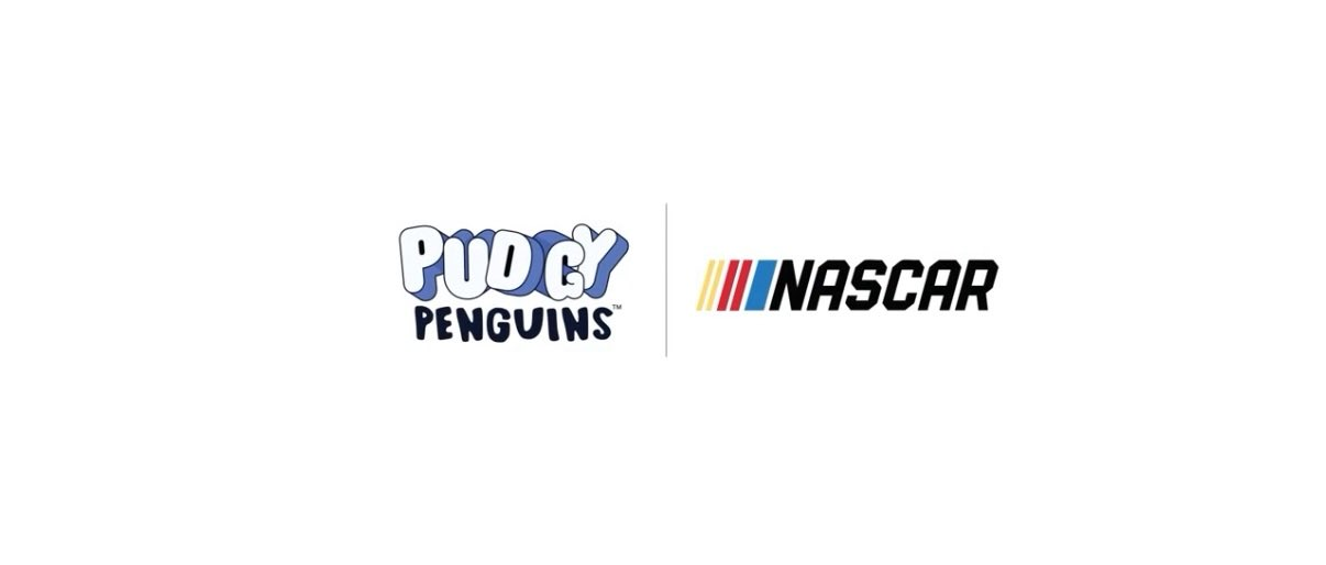Exclusive Pudgy Penguins x NASCAR NFT collaboration graphic
