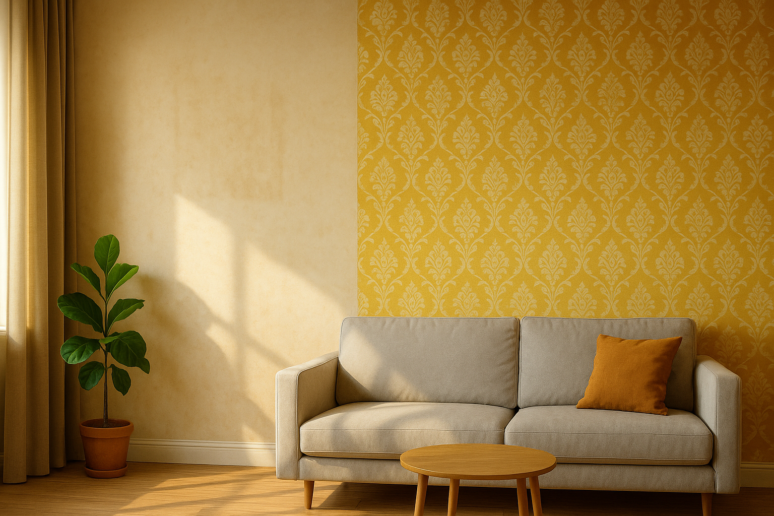 выцветшие обои