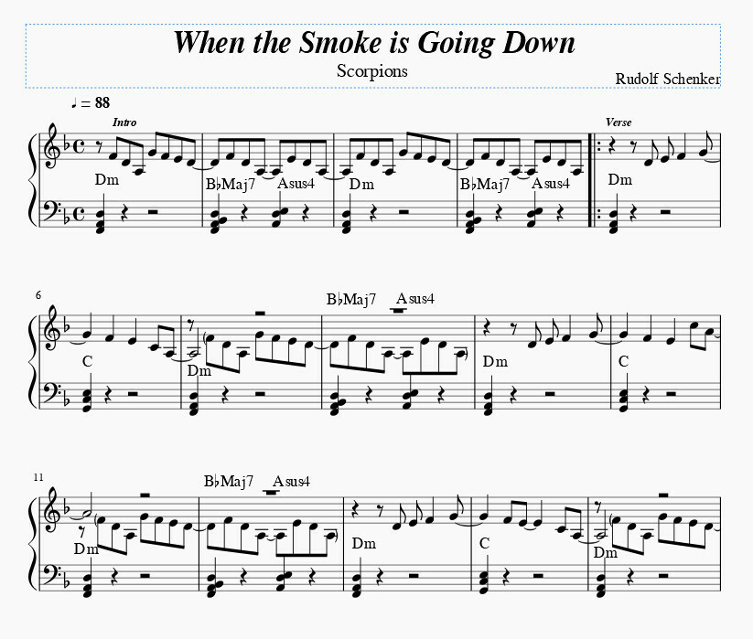 When the Smoke Is Going Down