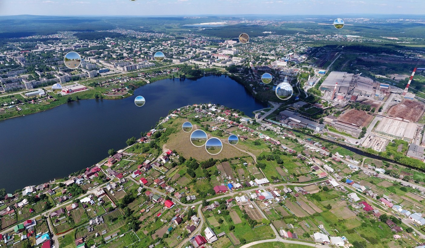 Панорамы 360° Городской округ Ревда с высоты птичьего полёта!