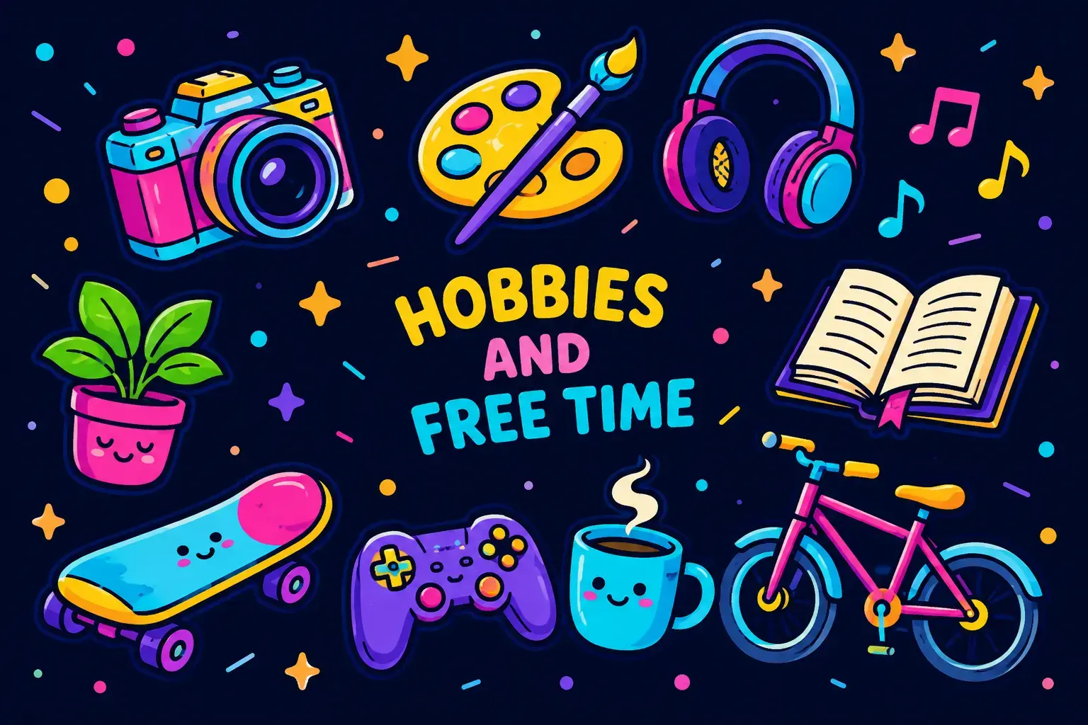 Hobbies illustration