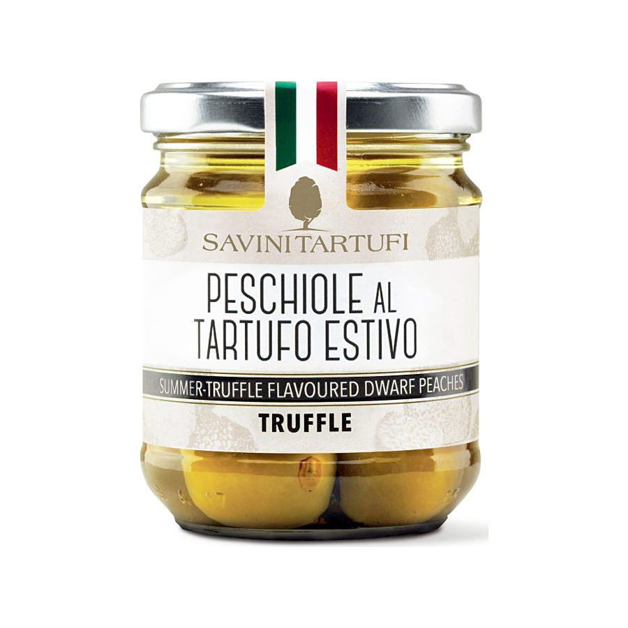 Зеленые персики с трюфелем 175 г Savini Tartufi