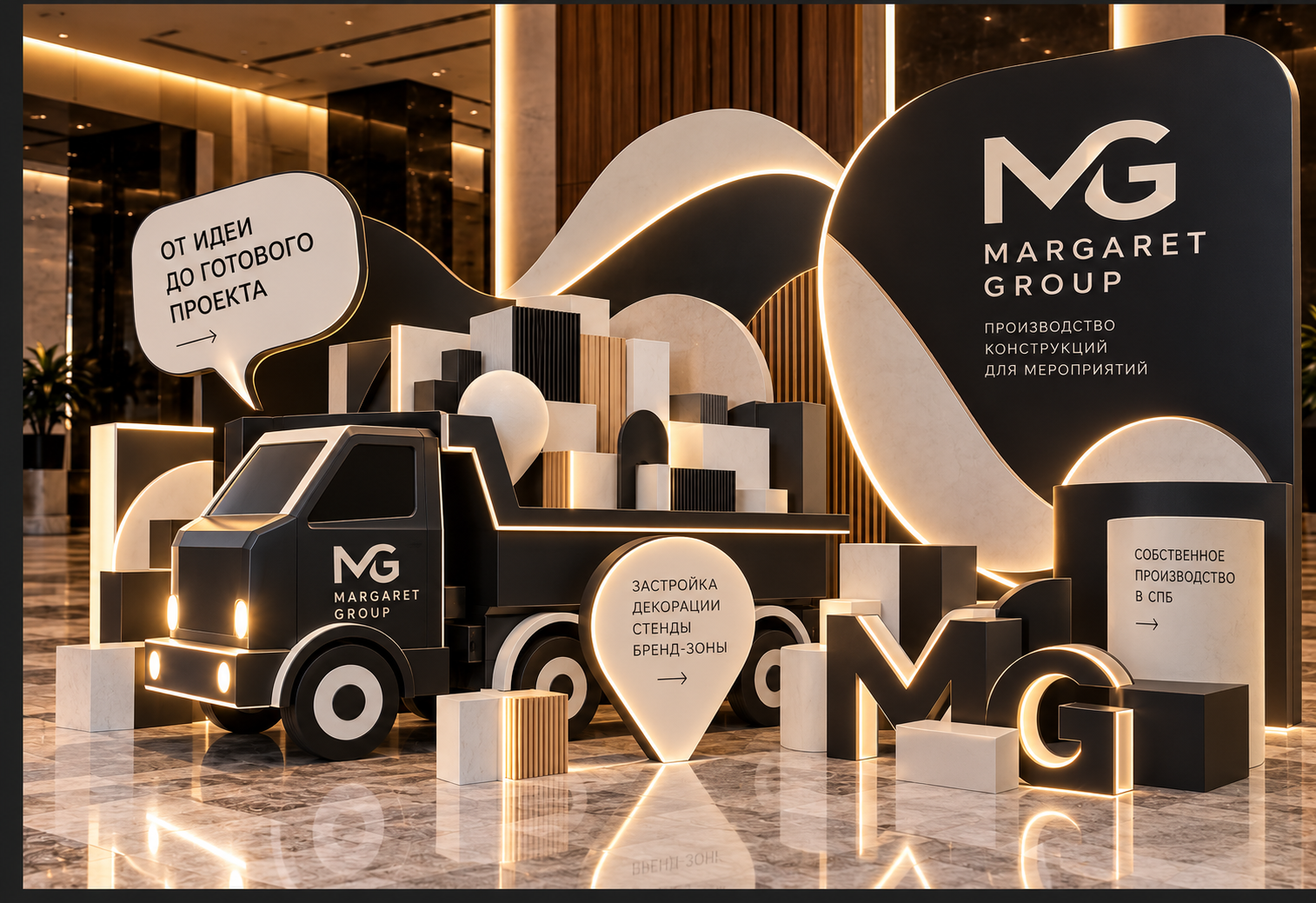 3D-рендеры проектов MARGARET GROUP под ключ