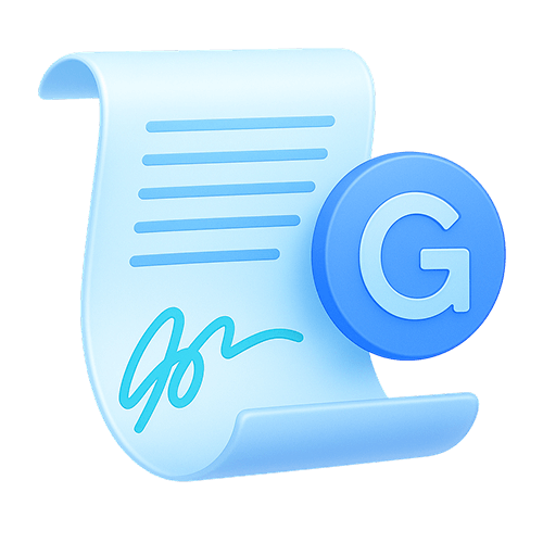 Документ с гарантией результата и логотипом Global Generations