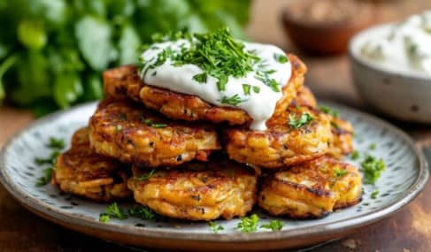 Приготовление капустных оладий из сырой капусты на сковороде: шаг 10