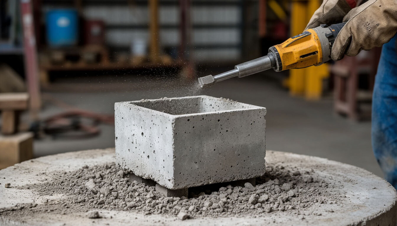 Испытание бетона на отрыв