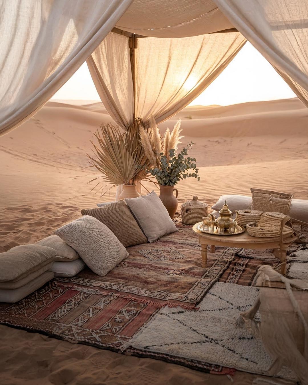 Ужин в пустыне Агафай, Марокко