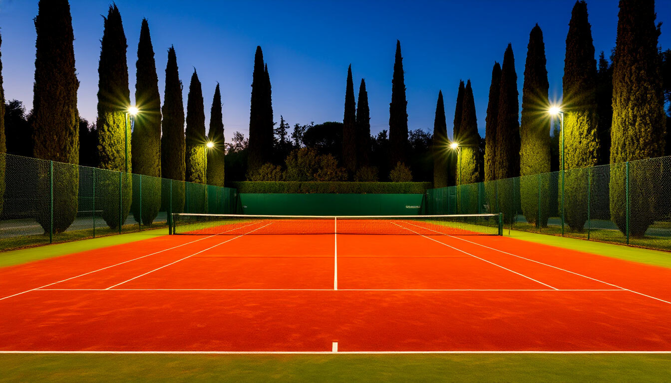 Теннисные корты