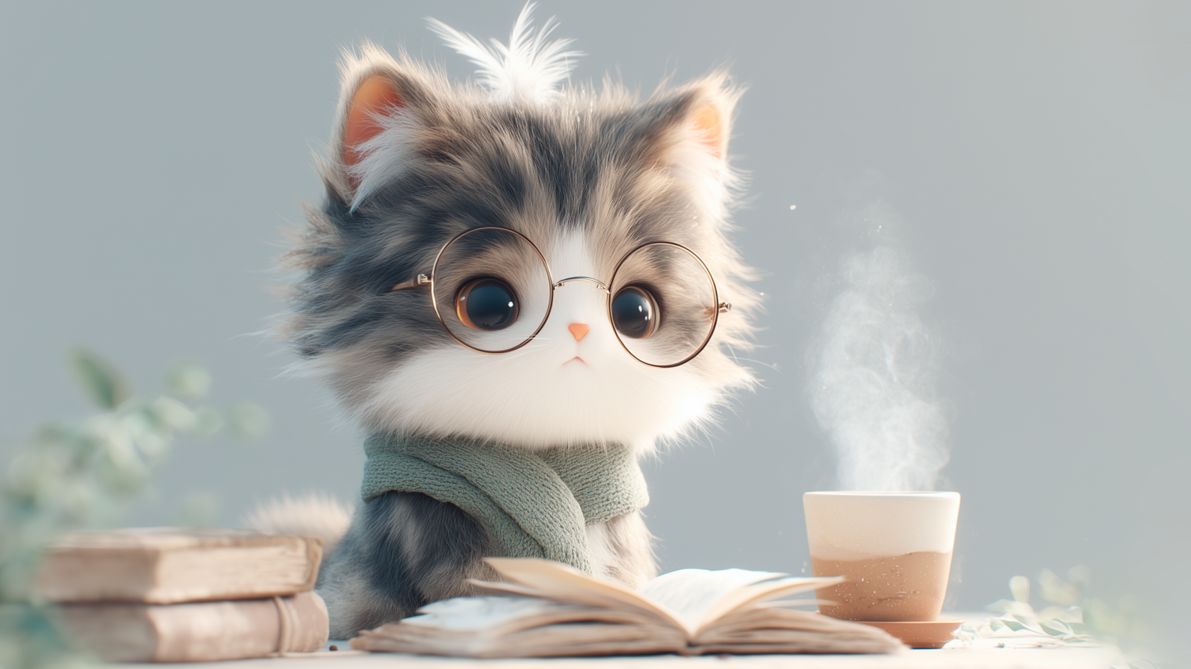 Обои GlassPad — Cat