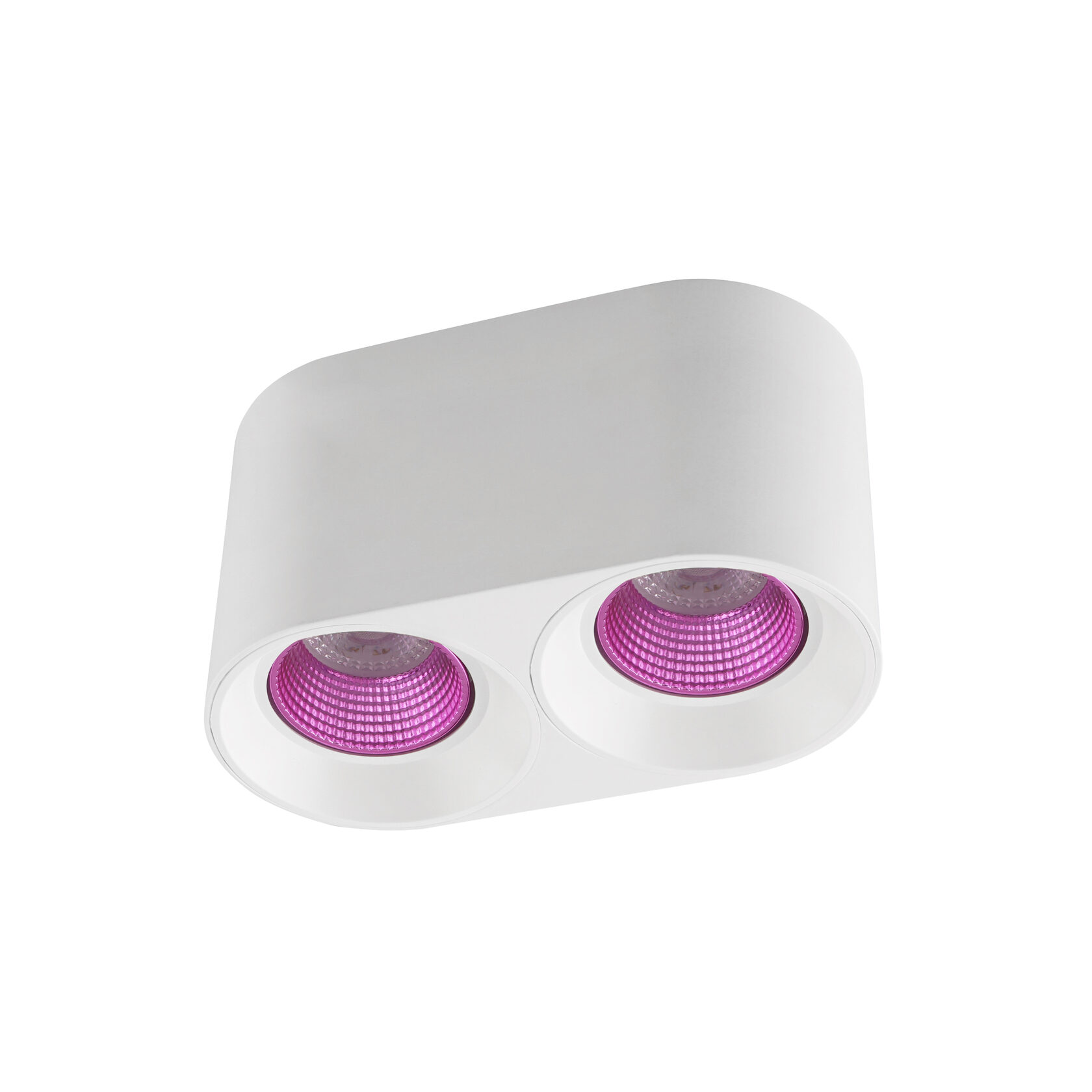 Светильник накладной GU5.3 LED белый/розовый пластик Denkirs DK3096-WH+PI DK3096-WH+PI
