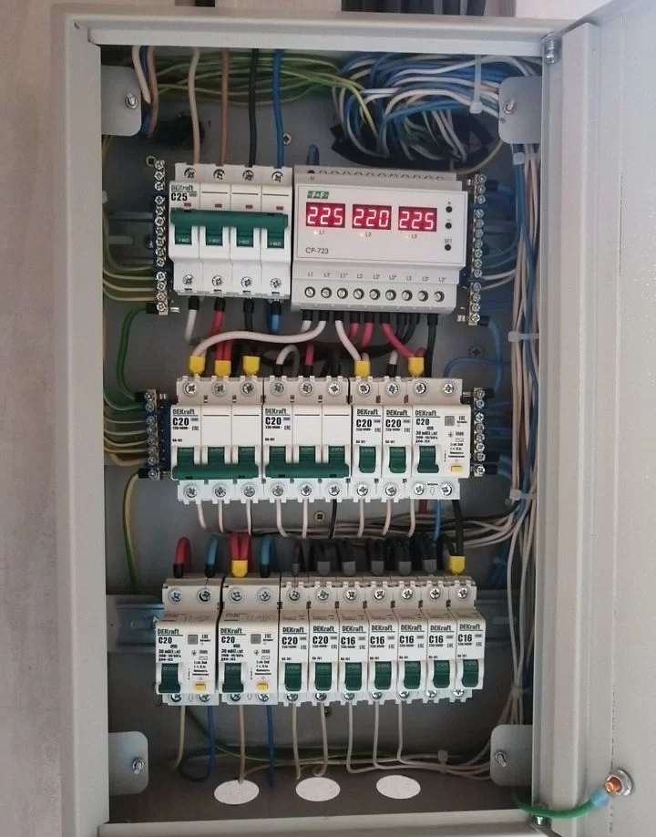 Расключение электрического щита