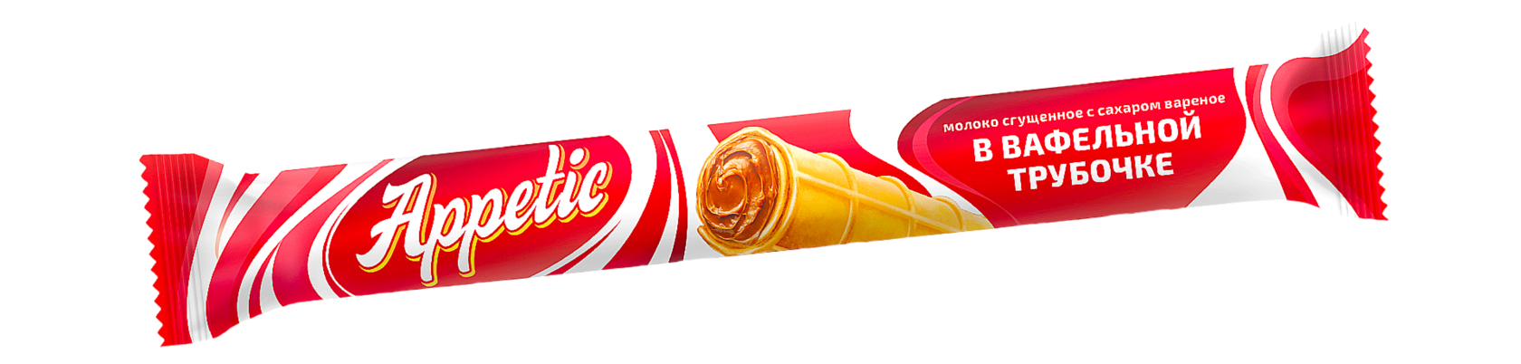 Appetic. Вафельные трубочки с варёным сгущённым молоком, знакомые с детства